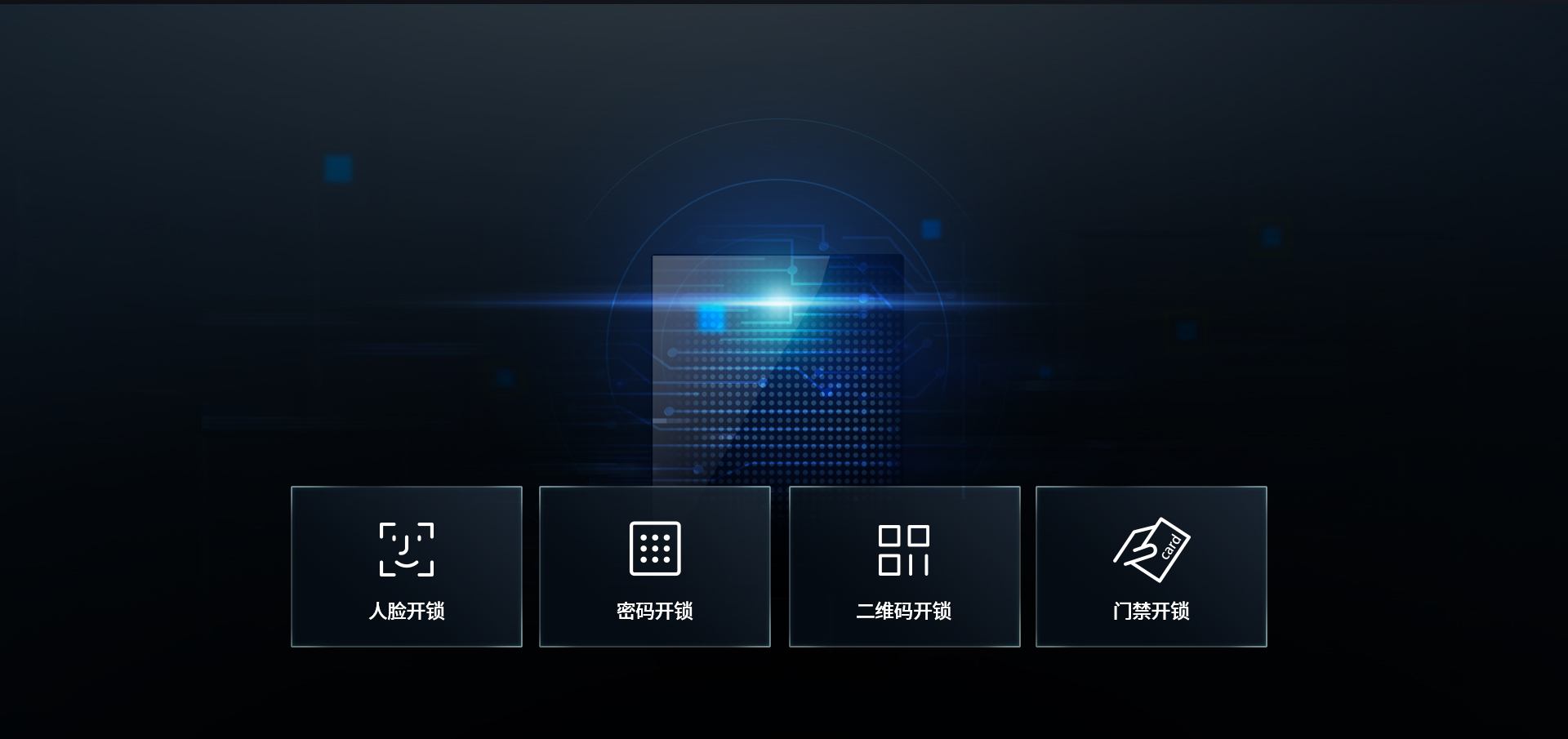 密碼開鎖，IC門禁卡開鎖 ，人臉識別開鎖